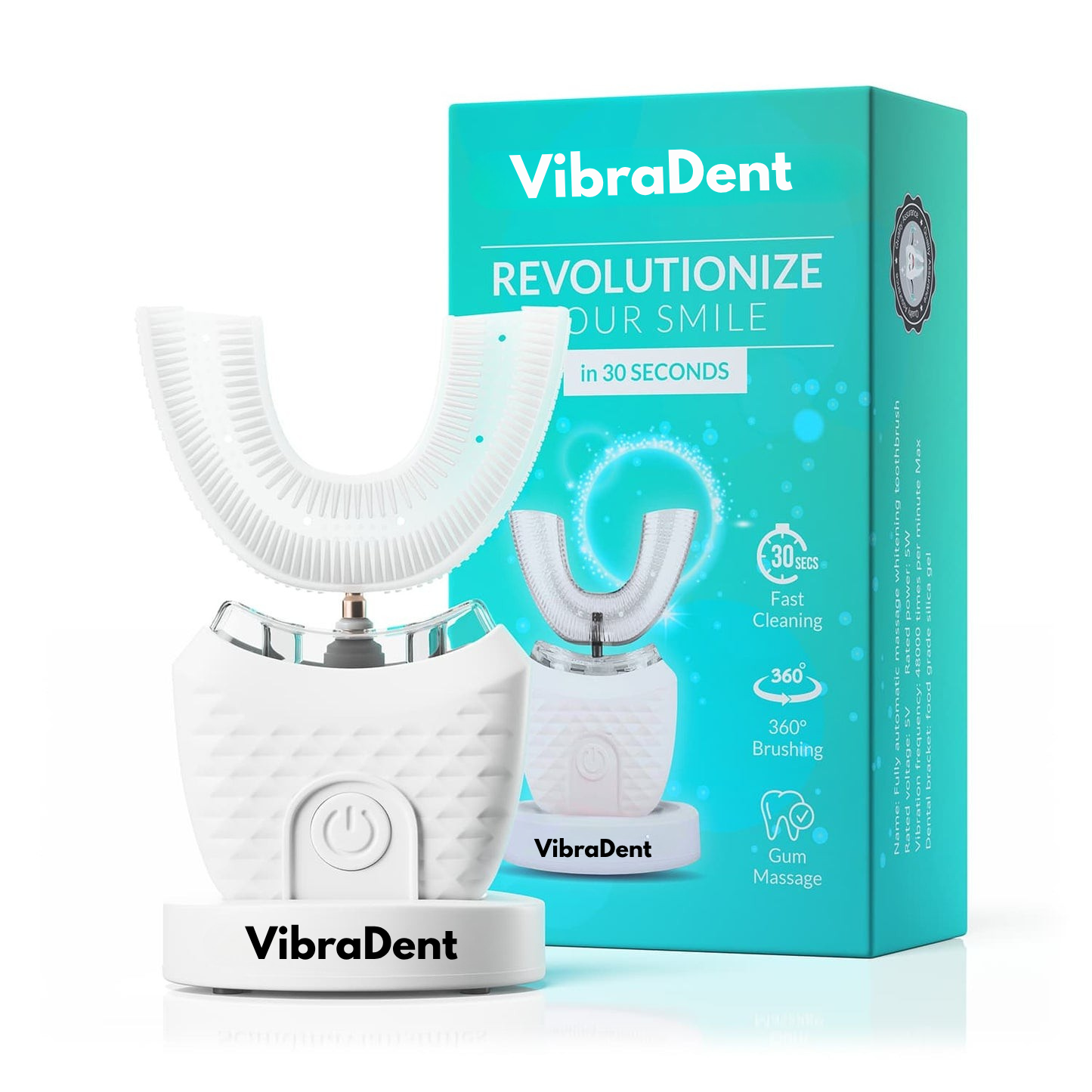 VibraDent – Titreşimli Diş Fırçası | 48.000 Titreşim | 3 Mod