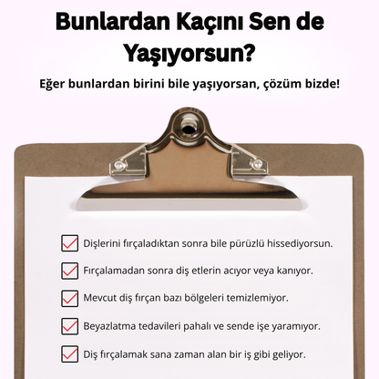 VibraDent – Titreşimli Diş Fırçası | 48.000 Titreşim | 3 Mod